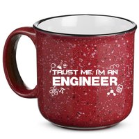 Trust Me I'm An Engineer Funny Job Title 15oz Campfire Ceramic Mug