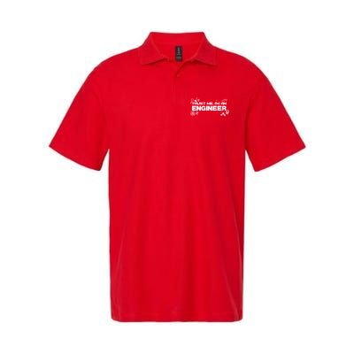 Trust Me I'm An Engineer Funny Job Title Softstyle Adult Sport Polo