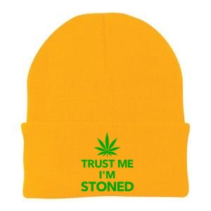 Trust Me I'm Stoned Marijuana Knit Cap Winter Beanie