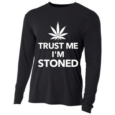 Trust Me I'm Stoned Marijuana Cooling Performance Long Sleeve Crew