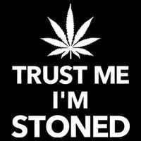 Trust Me I'm Stoned Marijuana Zip Tote Bag