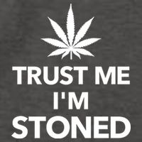 Trust Me I'm Stoned Marijuana Vector Backpack