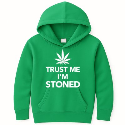 Trust Me I'm Stoned Marijuana Kids Hoodie