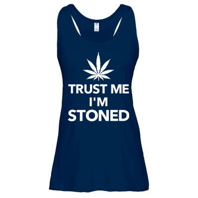 Trust Me I'm Stoned Marijuana Ladies Essential Flowy Tank