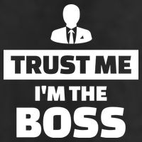 Trust Me I'm The Boss 7 Panel Mesh Trucker Snapback Hat