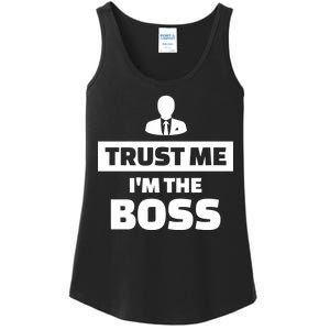 Trust Me I'm The Boss Ladies Essential Tank