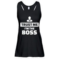 Trust Me I'm The Boss Ladies Essential Flowy Tank