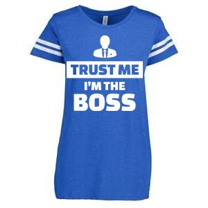 Trust Me I'm The Boss Enza Ladies Jersey Football T-Shirt