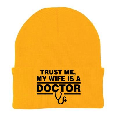 Trust Me My Wife Is A Doctor Knit Cap Winter Beanie