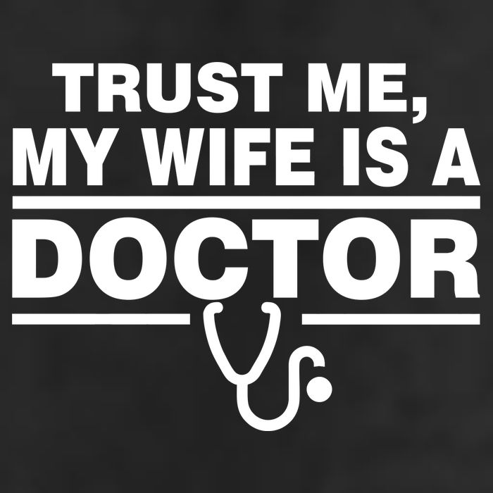 Trust Me My Wife Is A Doctor Adult Drive Performance Visor