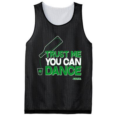Trust Me You Can Dance Vodka St Patricks Day Mesh Reversible Basketball Jersey Tank