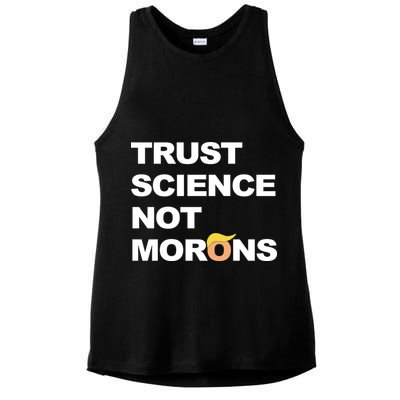 Trust Science Not Morons Ladies PosiCharge Tri-Blend Wicking Tank