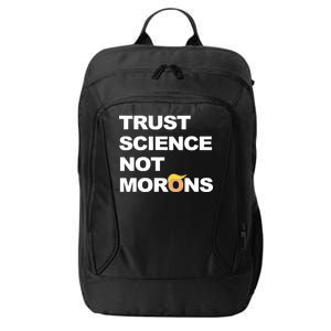 Trust Science Not Morons City Backpack