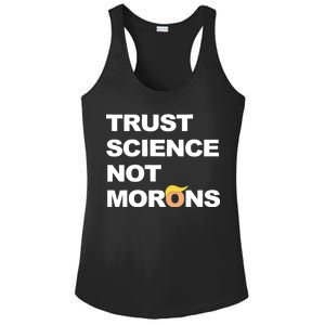 Trust Science Not Morons Ladies PosiCharge Competitor Racerback Tank