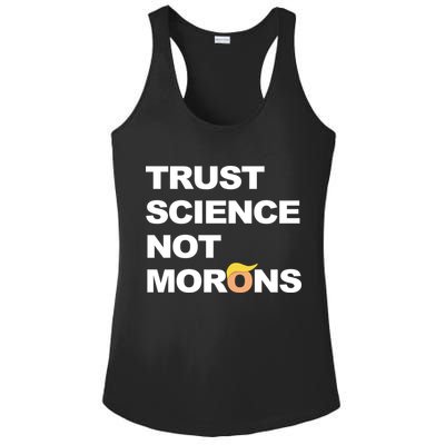 Trust Science Not Morons Ladies PosiCharge Competitor Racerback Tank