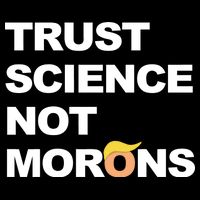 Trust Science Not Morons Cropped Pullover Crew