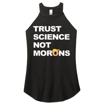 Trust Science Not Morons Women's Perfect Tri Rocker Tank