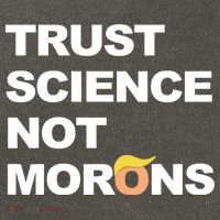 Trust Science Not Morons Cotton Canvas Backpack