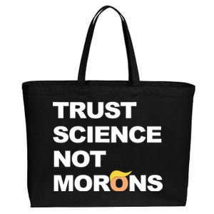 Trust Science Not Morons Cotton Canvas Jumbo Tote