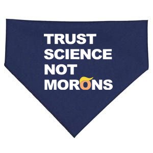 Trust Science Not Morons USA-Made Doggie Bandana