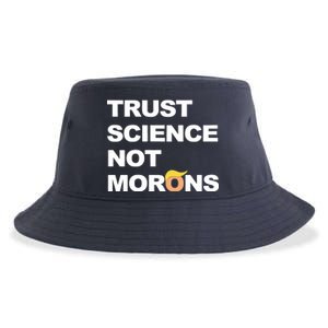 Trust Science Not Morons Sustainable Bucket Hat