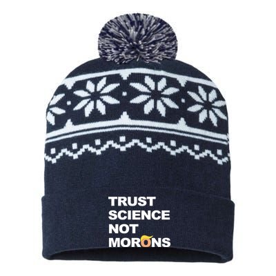 Trust Science Not Morons USA-Made Snowflake Beanie