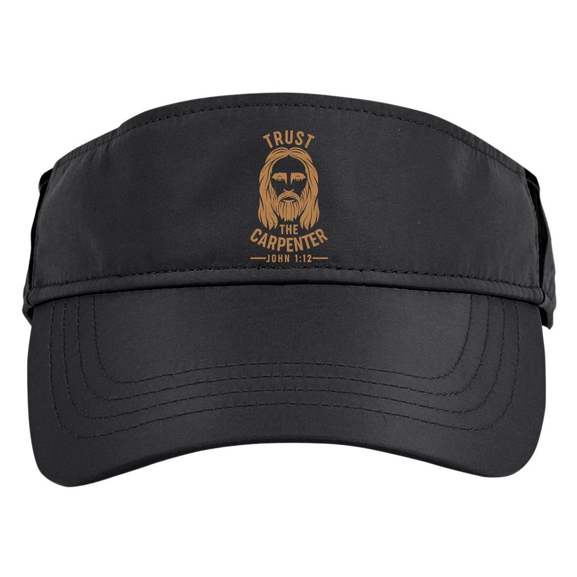 Trust The Carpenter Jesus Christ John 1:12 Adult Drive Performance Visor