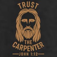 Trust The Carpenter Jesus Christ John 1:12 Adult Drive Performance Visor