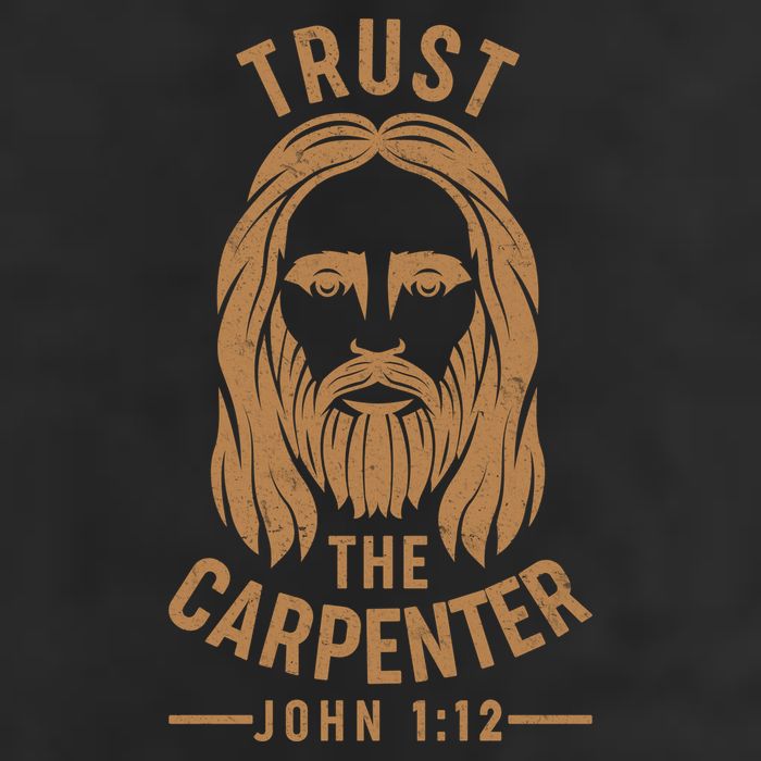 Trust The Carpenter Jesus Christ John 1:12 Adult Drive Performance Visor