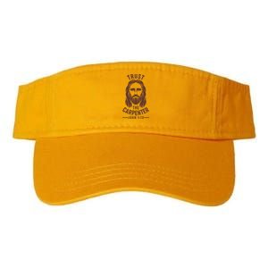 Trust The Carpenter Jesus Christ John 1:12 Valucap Bio-Washed Visor