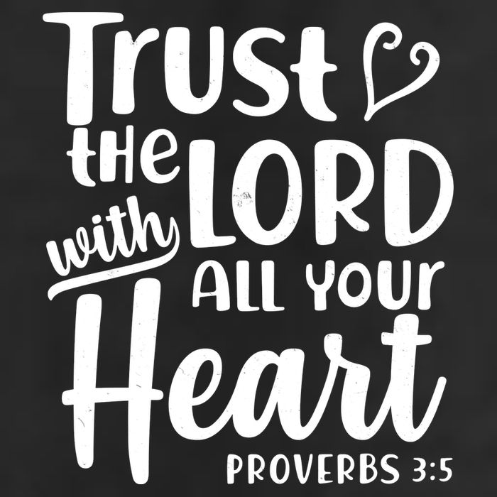 Trust The Lord With All Your Heart Proverbs 3:5 Cool Comfort Performance Bucket Hat