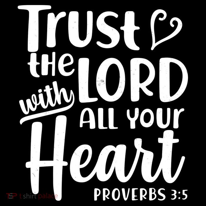 Trust The Lord With All Your Heart Proverbs 3:5 Visor