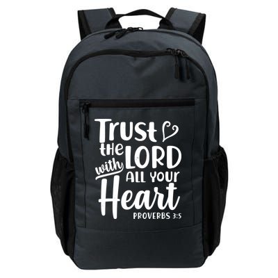 Trust The Lord With All Your Heart Proverbs 3:5 Backpack
