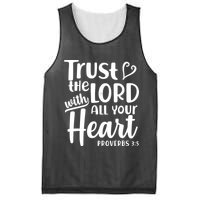 Trust The Lord With All Your Heart Proverbs 3:5 Mesh Reversible Basketball Jersey Tank