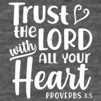 Trust The Lord With All Your Heart Proverbs 3:5 Zip Tote Bag