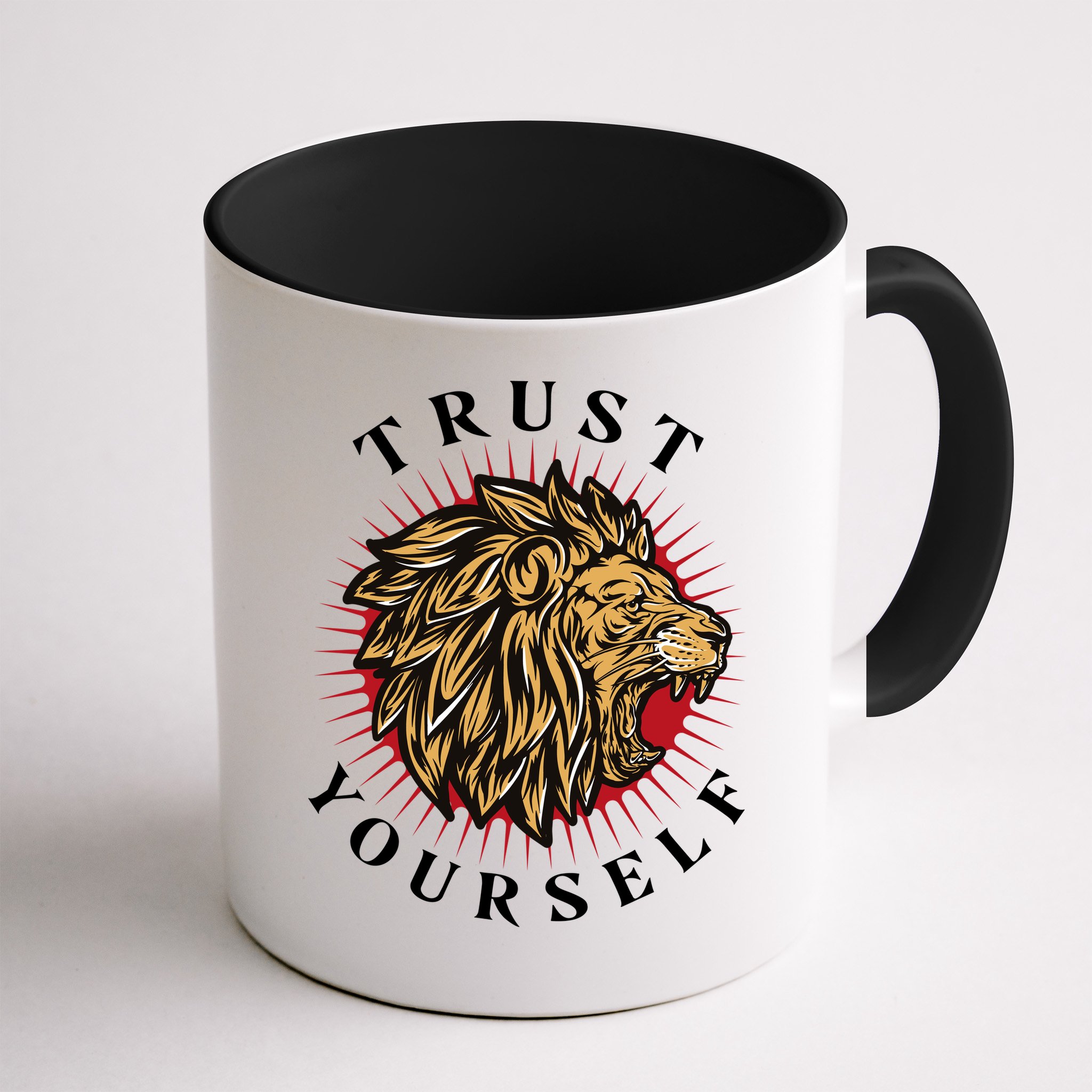 Trust Yourself Lion Mug