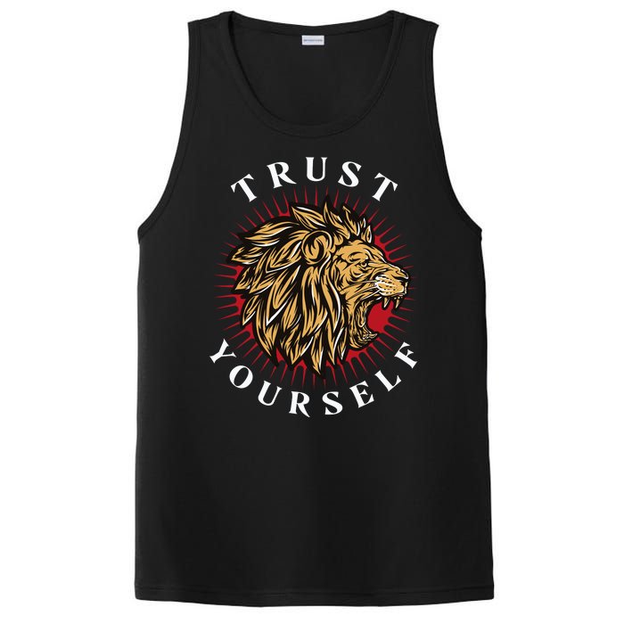 Trust Yourself Lion PosiCharge Competitor Tank