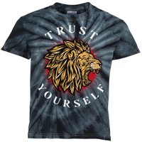 Trust Yourself Lion Kids Tie-Dye T-Shirt