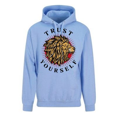 Trust Yourself Lion Unisex Surf Hoodie