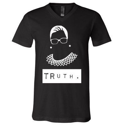 TRuth Ruth Bader Ginsberg V-Neck T-Shirt