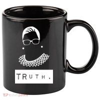 TRuth Ruth Bader Ginsberg 11oz C Handle Ceramic Mug