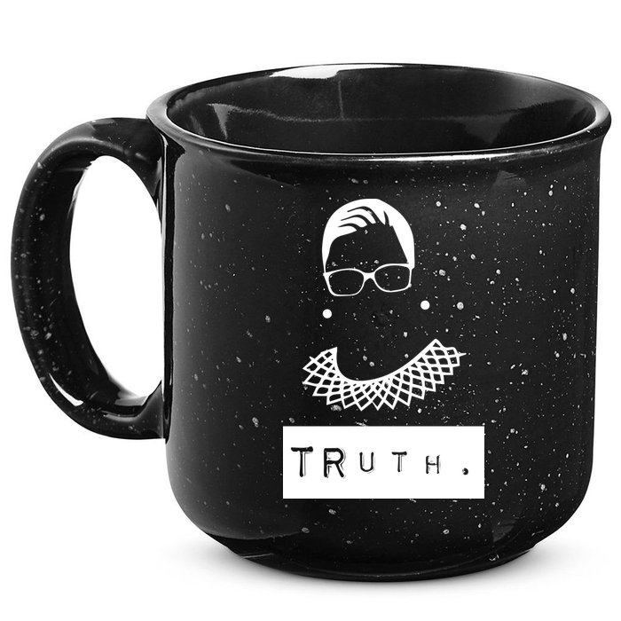 TRuth Ruth Bader Ginsberg 15oz Campfire Ceramic Mug