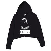 TRuth Ruth Bader Ginsberg Crop Fleece Hoodie