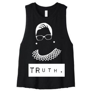 TRuth Ruth Bader Ginsberg Women's Racerback Cropped Tank