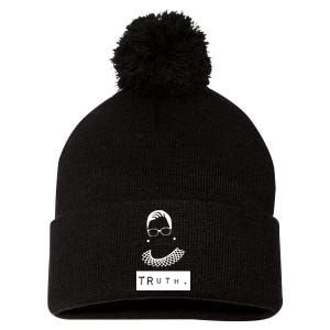 TRuth Ruth Bader Ginsberg Pom Pom 12in Knit Beanie