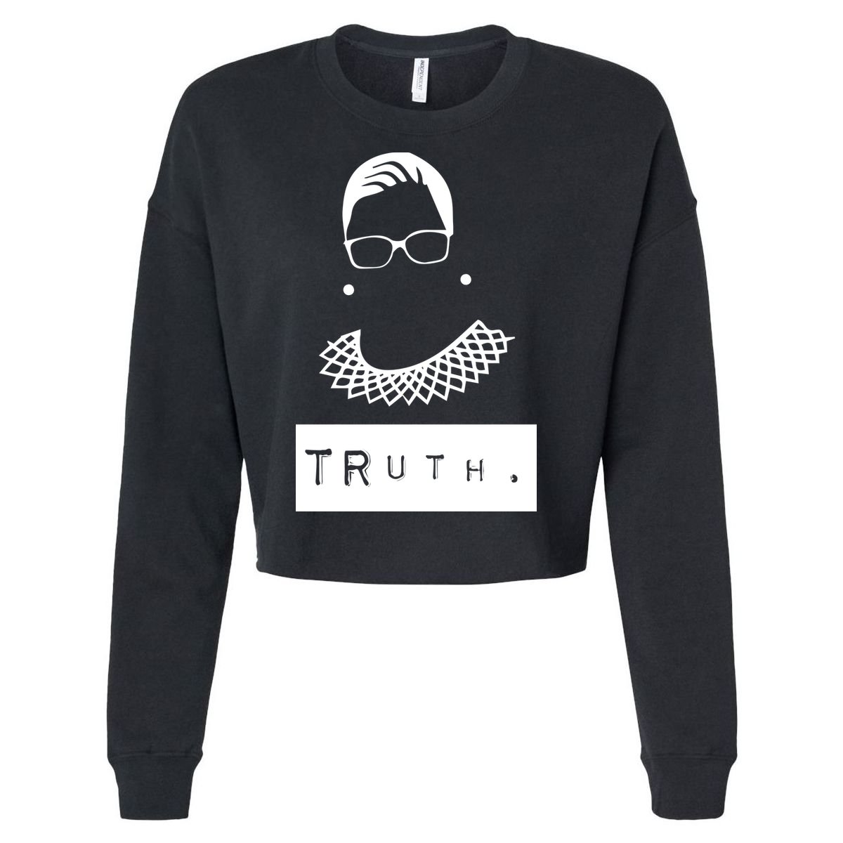 TRuth Ruth Bader Ginsberg Cropped Pullover Crew