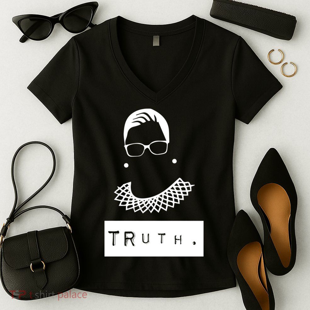 TRuth Ruth Bader Ginsberg Women's V-Neck T-Shirt