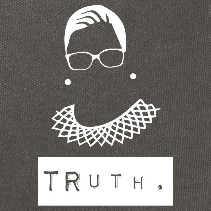 TRuth Ruth Bader Ginsberg Cotton Canvas Backpack