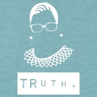 TRuth Ruth Bader Ginsberg Sueded Cloud Jersey T-Shirt