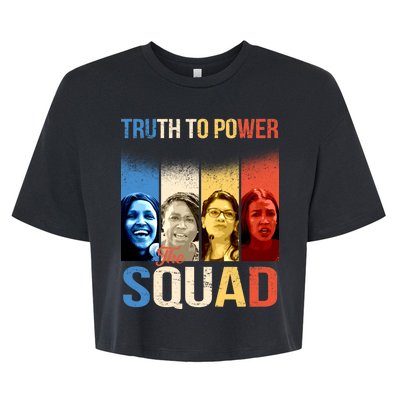 Truth To Power The Squad Bella+Canvas Jersey Crop Tee